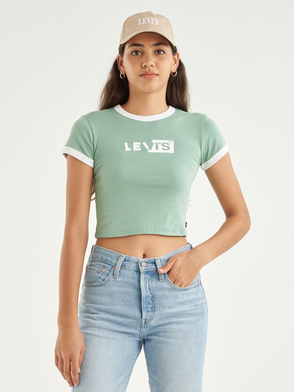 Buy Levi's® Women's Graphic Ringer Mini T-Shirt| Levi's Official